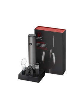 Набор аксессуаров для вина с электрическим штопором и док-станцией Palermo