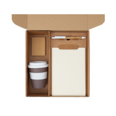 Набор Halm с блокнотом, ручкой и стаканом