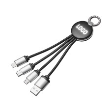 Зарядный кабель 3-в-1 с подсветкой лого Ion mini