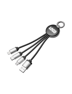 Зарядный кабель 3-в-1 с подсветкой лого Ion mini