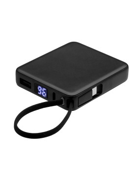 Внешний аккумулятор со встроенным кабелем USB-C Дэнси, 5000 мАч