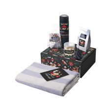 Подарочный набор Re:Warm с пледом, термосом и свечой