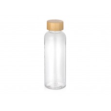 Бутылка из переработанного пластика rPET Kato Bamboo с бамбуковой крышкой, 500 мл