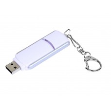 USB 2.0- флешка промо на 64 Гб с прямоугольной формы с выдвижным механизмом