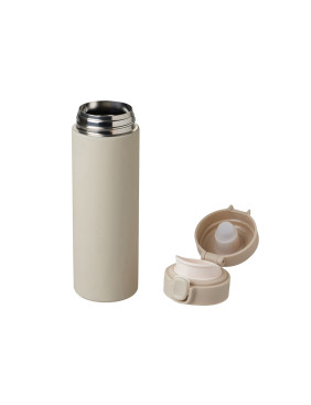 Вакуумная термокружка c кнопкой Guard, soft-touch, 400 мл, тубус