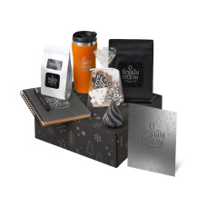 Подарочный набор Re:Charge с термокружкой, кофе и блокнотом