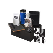 Подарочный набор Re:Charge с термокружкой, кофе и блокнотом