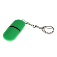 USB 2.0- флешка Goutte Soft-touch на 512 Мбайт каплевидной формы