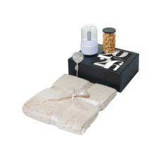 Подарочный набор Re:Snug с пледом, увлажнителем и попкорном