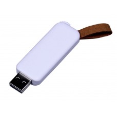 USB 2.0- флешка промо на 8 Гб прямоугольной формы, выдвижной механизм