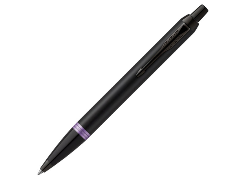 Ручка шариковая Parker IM Vibrant Rings Flame Amethyst Purple