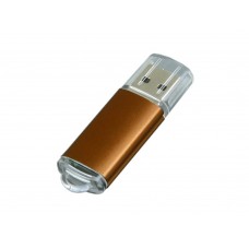 USB 2.0- флешка на 64 Гб с прозрачным колпачком