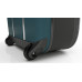 Чемодан складной Rollink Vega II 55x40x20 см, 2 колеса, сине-зеленый