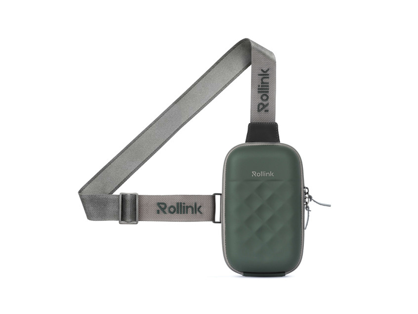 Дорожная сумочка Rollink Mini Bag Go 19,5x12x6 см, темно-зеленая Дорожная сумочка Rollink Mini Bag Go 19,5x12x6 см, темно-зеленая