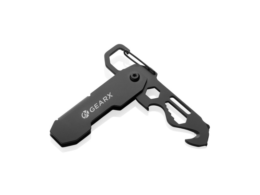 Мультитул GearX с карабином и открывалкой для посылок