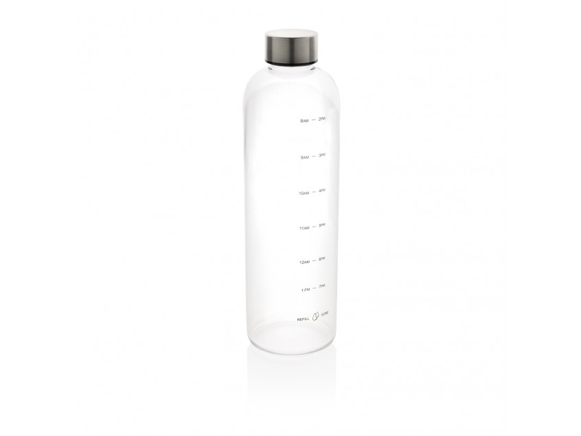 Мотивирующая бутылка для воды из rPET GRS, 1 л