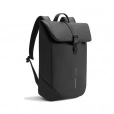 Антикражный водонепроницаемый рюкзак Urban Flap-Top, черный