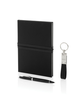 Блокнот Swiss Peak в комплекте с ручкой и брелком