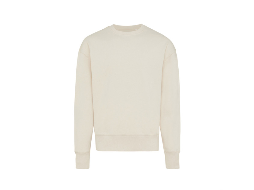 Свитшот Iqoniq Kruger из переработанного хлопка, свободный крой, унисекс, 340 г/м²