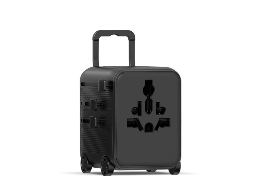 Универсальный адаптер Xoopar Luggie со встроенными вилками типов EU, UK, US и AUS