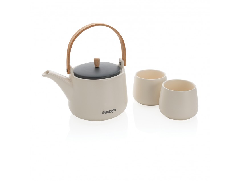 Набор керамический чайник Ukiyo с чашками