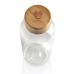 Бутылка для воды из rPET (стандарт GRS) с крышкой из бамбука FSC®