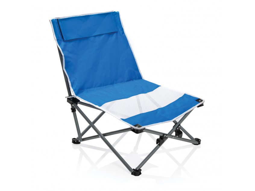 Складное пляжное кресло с чехлом