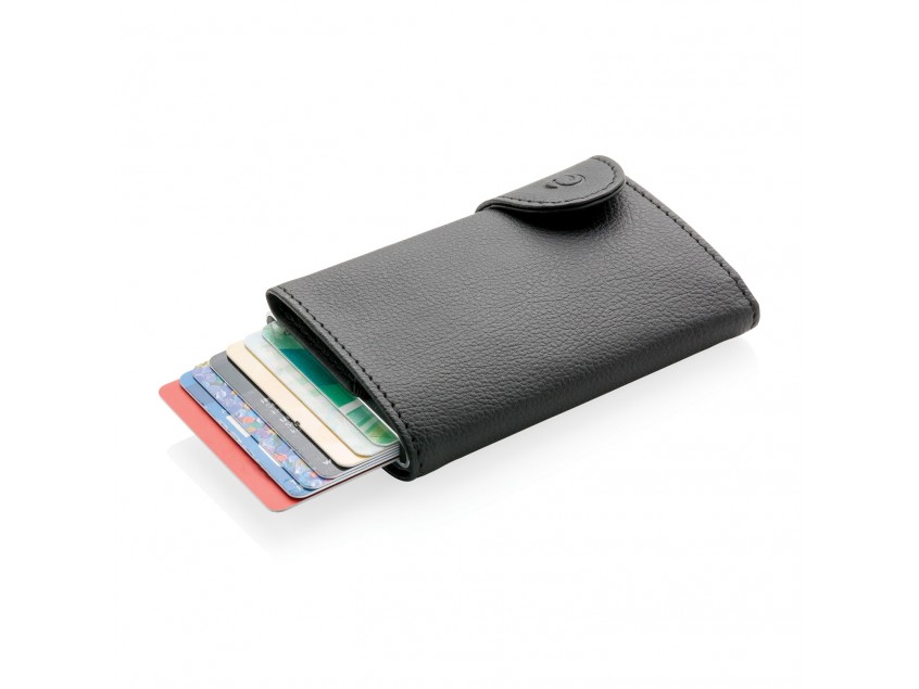 Кошелек с держателем для карт C-Secure RFID, черный