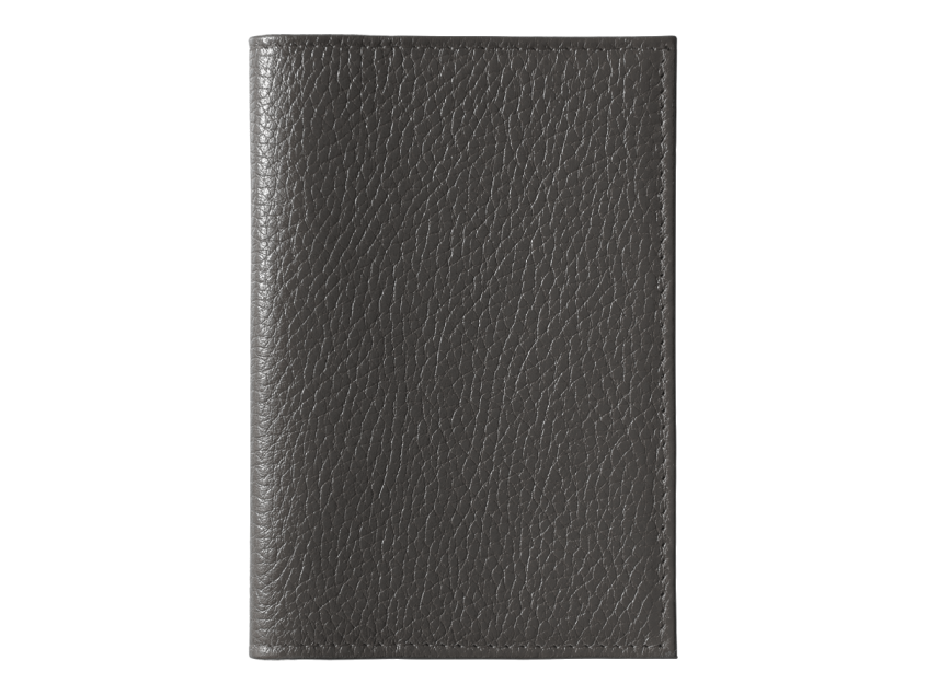 Обложка для паспорта Leather Sky Flotter Trend из натуральной кожи, темно-серая