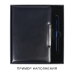 Коробка подарочная, размер  203*220*30 мм,  Solution Gift Soft Touch для ежедневника и ручки, черная