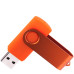 Флеш накопитель Twister 16GB, пластик Софт Тач/металл, белый/белый