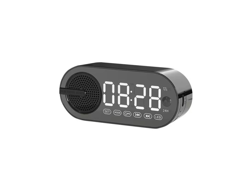 Колонка беспроводная MyTone  Sound Clock c часами, черная