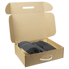Набор подарочный Solution Prestige Quadro ( дорожный плед, косметичка дорожная Comfort Сity Travel, косметичка дорожная Comfort Avenue, маска для сна ), темно-серый