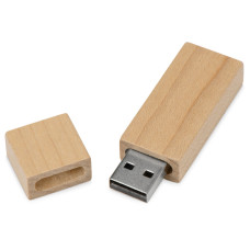 Флеш накопитель USB 2.0 Maple Square 16GB, клен, дерево/дерево