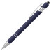 Ручка шариковая, Star Soft Touch Shiny Silver Requis, темно-синяя