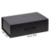 Подарочная коробка, размер 38,5*26*10,5 см, Solution Prestige Big Case Soft с магнитным клапаном и ручкой , с EVA ложементом 36,8*25,1*4 см под индивидуальную вырубку , черная,
