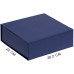 Подарочная коробка, размер 25*21*8,5 см, Solution Prestige Linen с магнитным клапаном, черная,