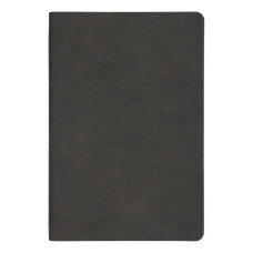 Ежедневник Flexy Nuba А5, черный, недатированный, в гибкой обложке
