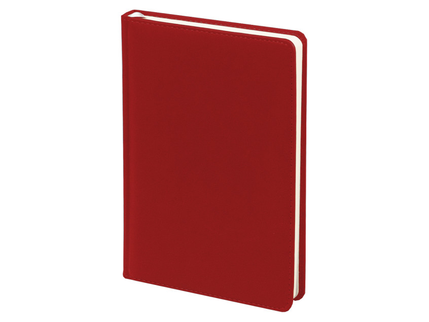Ежедневник Classic Soft А5, красный, недатированный, в твердой обложке