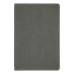 Ежедневник Flexy Latte Color А5, серый с красным срезом и красным форзацем, недатированный, в гибкой обложке