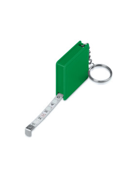 Брелок Tools рулетка Сантиметр, 1 м, зеленая, пластиковая
