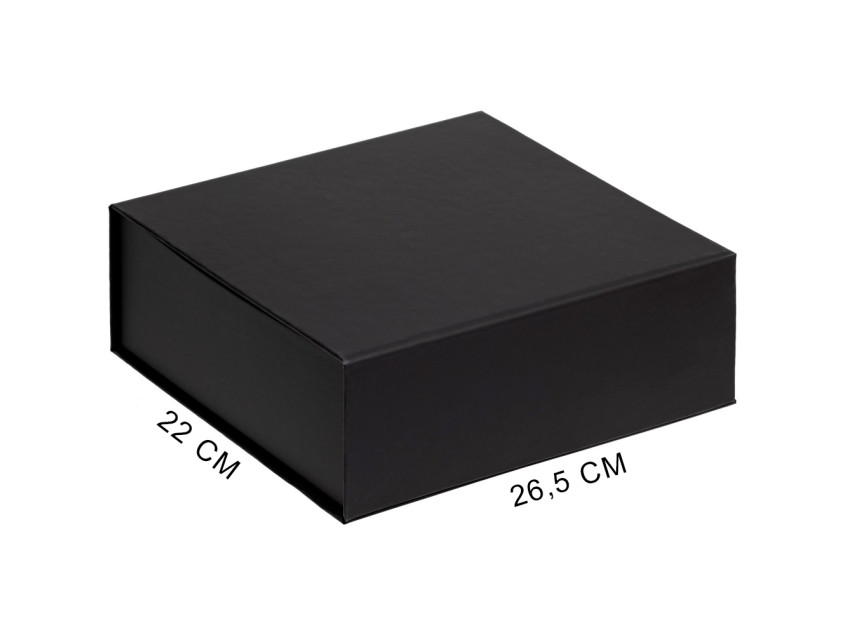 Подарочная коробка, размер 25*21*9,5 см, Solution Prestige Grande Fabrique  с магнитным клапаном, черная