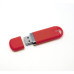 Флеш накопитель USB 2.0 Memo 32GB, пластик Софт Тач, красный/красный