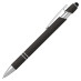 Ручка шариковая, Star Soft Touch Shiny Silver Requis, черная