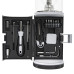 Набор инструментов Tools lantern cо встроенной лампой , 15 инструментов,  черный, в пластиковом футляре