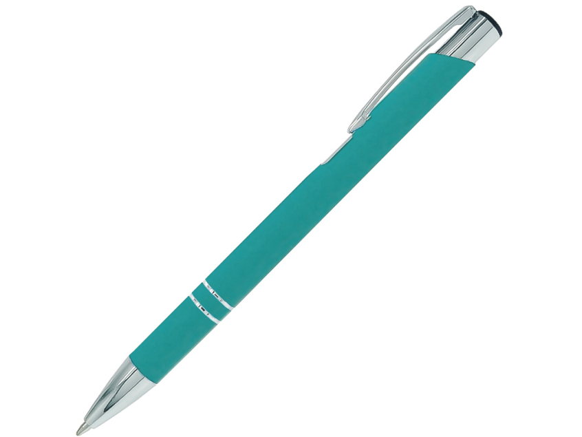 Ручка шариковая Legend Soft Touch Requis, бирюзовая