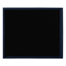 Коробка подарочная Solution Superior Alfa Soft Touch, 33,3*28,2*8 см, цвет темно-синий, черный ложемент (под индивидуальную вырубку)
