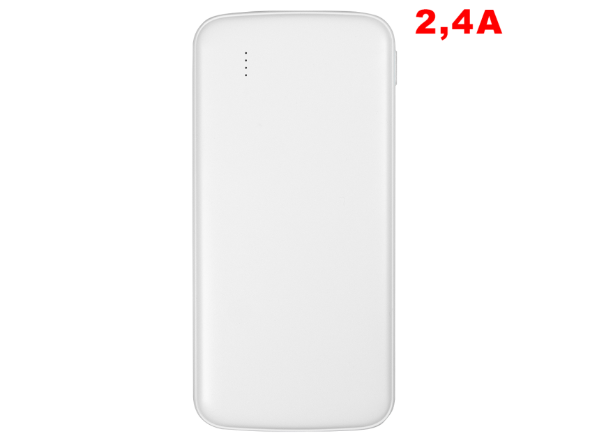 Внешний аккумулятор «Universal», 10 000 mAH, 5V 2.4 A ,белый