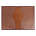 Обложка для автодокументов Leather Sky Matt Sun из натуральной кожи, черная