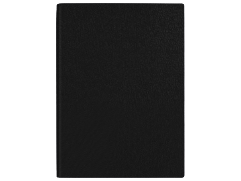 Ежедневник Flexy Foggia Folio B5, черный, недатированный, в гибкой обложке в подарочной коробке